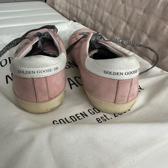 Golden Goose Pink Superstar Sneakers - Picture 4 of 6